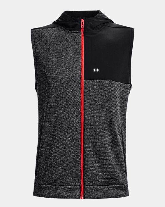 Men's UA Storm SweaterFleece Vest, Black, pdpMainDesktop image number 5